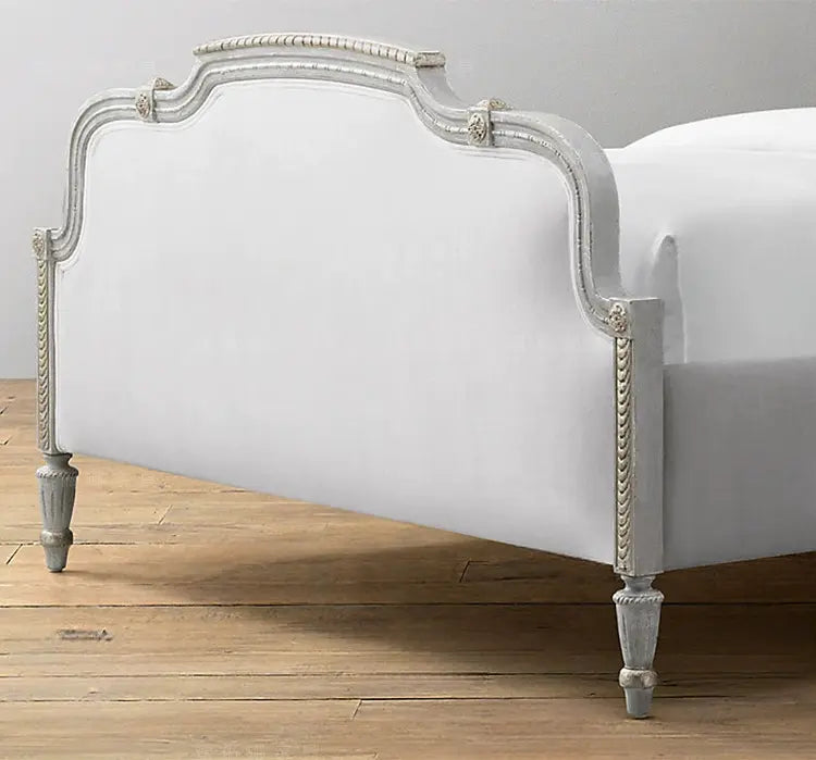 Lorenzo Simple Luxury Carved Wooden Bed