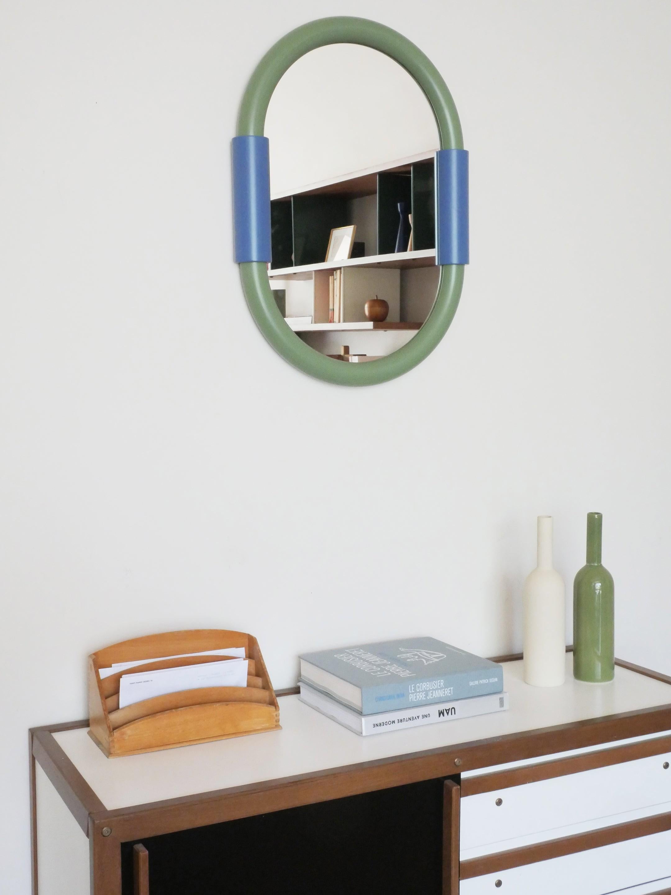 Aiden Oval Wall-Mounted Bathroom Mirror