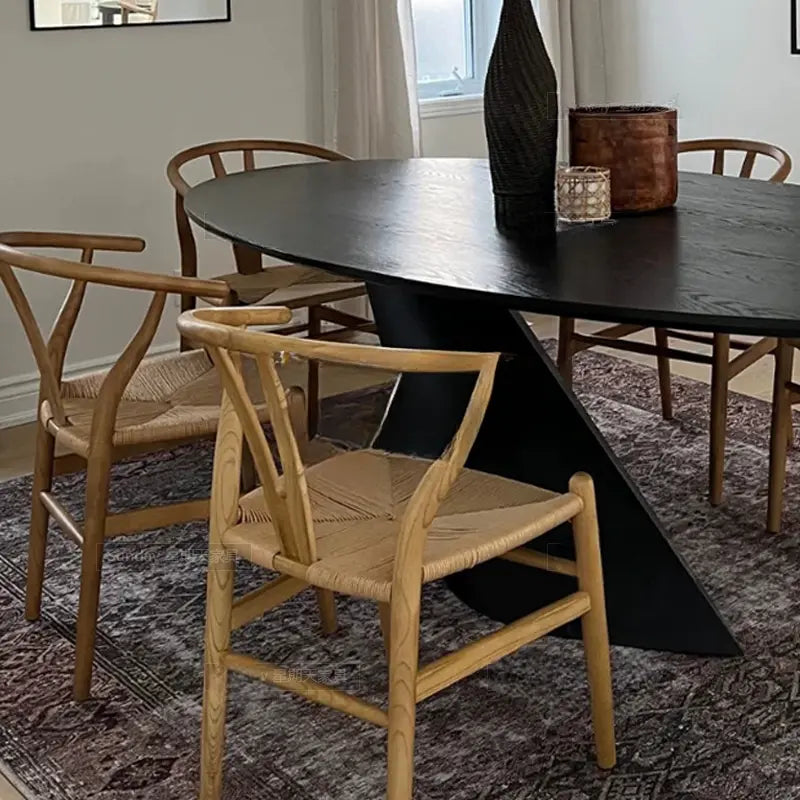 Ines Vintage Neoclassical Dining Table Set