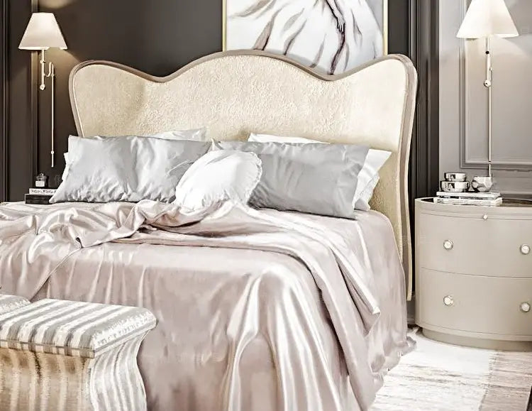 Léon Elegant Retro Double Bed Design