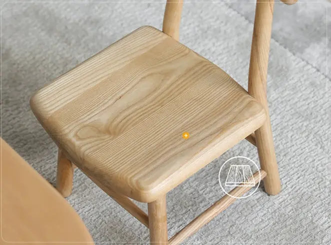 Aristide Cute Solid Wood Kids Low Stool