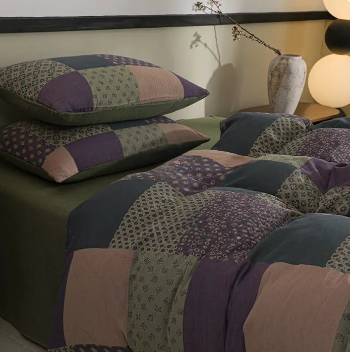 Isabeau Jacquard Double-Layer Bedding Set – 100% Cotton Skin-Friendly
