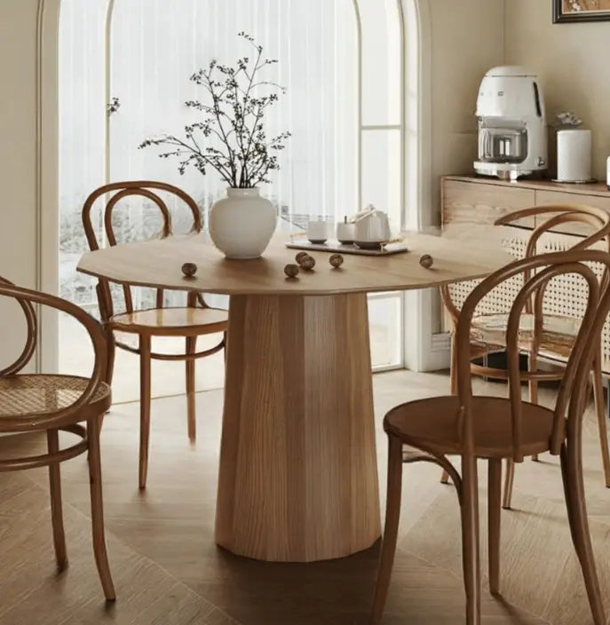 Mathilde Rattan Chair Dining Table Set