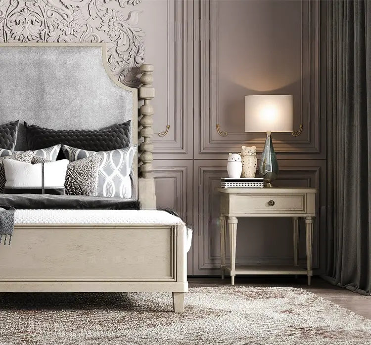 Arabelle Elegant Solid Wood Canopy Bed