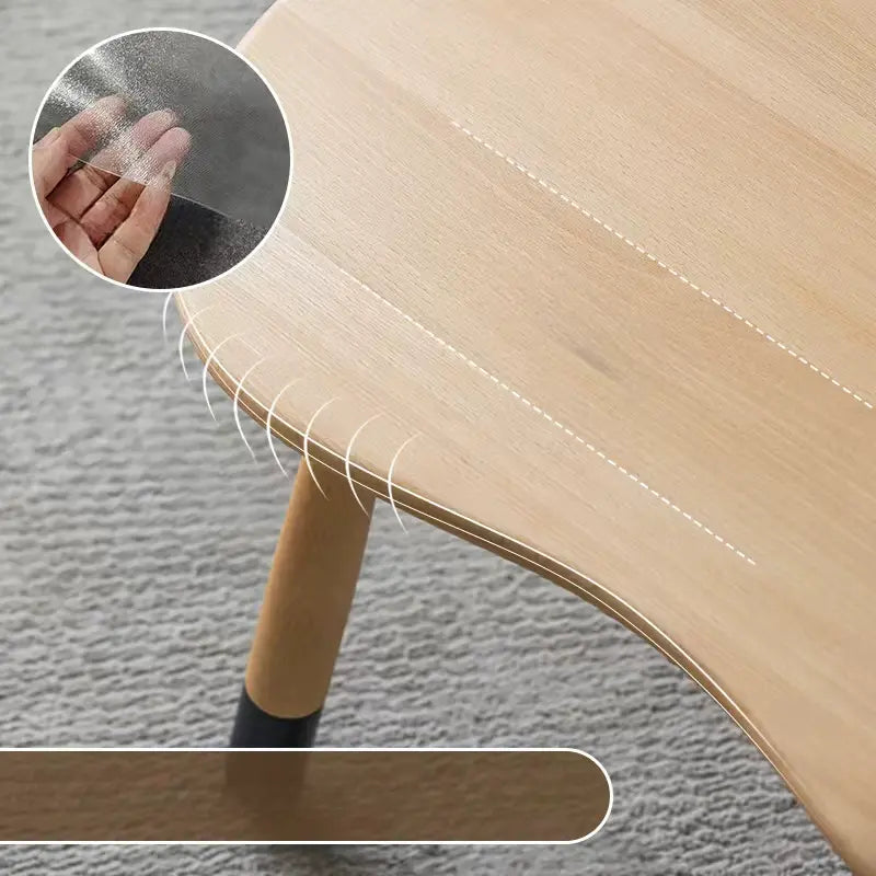 Arsène Peanut-Shaped Solid Wood Kids Table