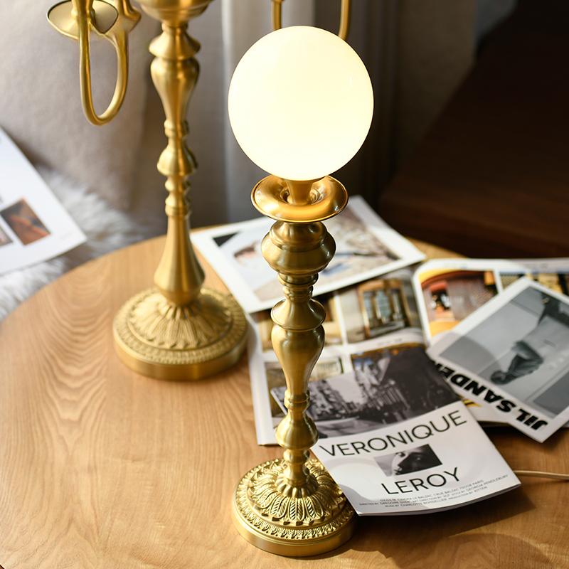 Liliana Copper Candlestick Floor Lamp