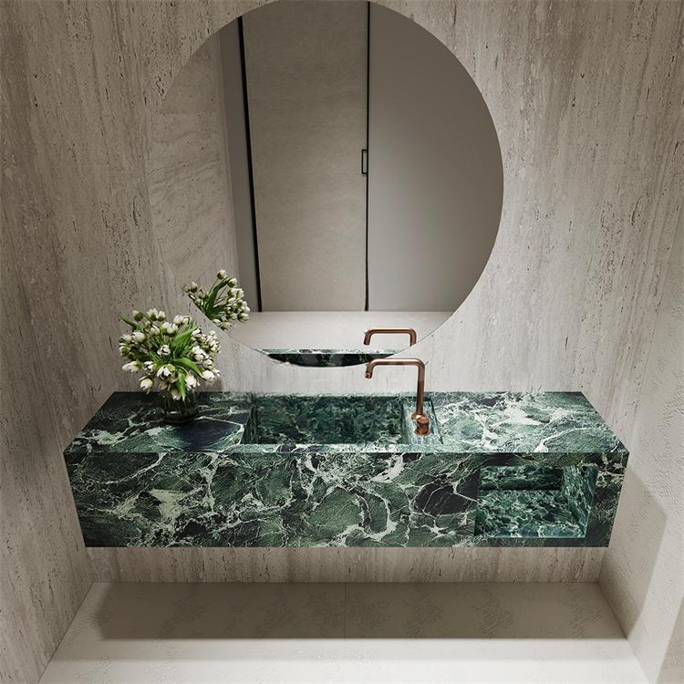 Lian Amazon Green Narrow Edge Sink