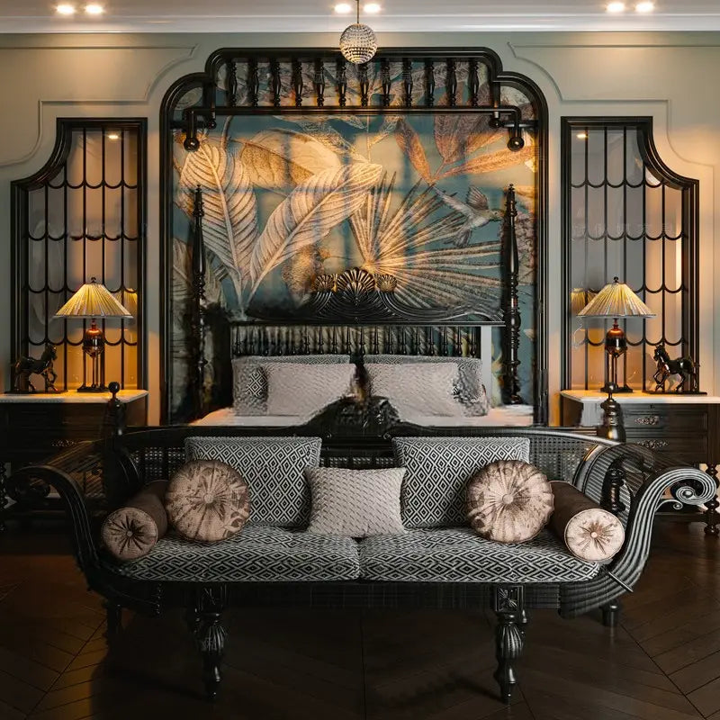 Marcella Highland Cat-Inspired Retro Bed Design