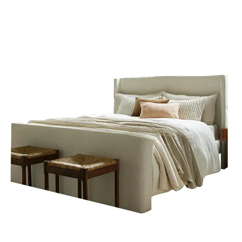 Vittoria Soft-Padded Wabi-Sabi Double Bed