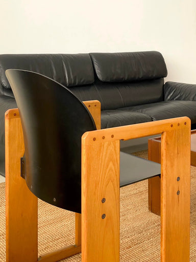 Vintage 1980s B&B Italia Dialogo Chair by Afra Tobia Scarpa