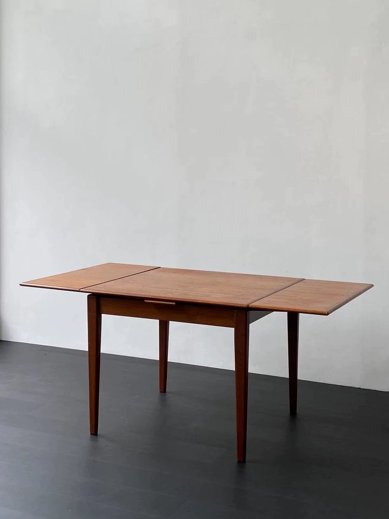 Vintage 1960s Danish Solid Wood Dining Table Mid-Century Modern Design