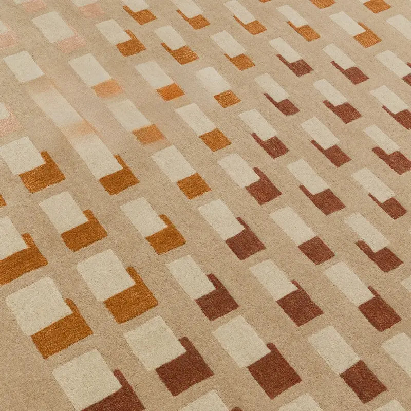 Evangeline Handmade Wabi-Sabi Style Coffee Table Carpet – High-End Italian Design
