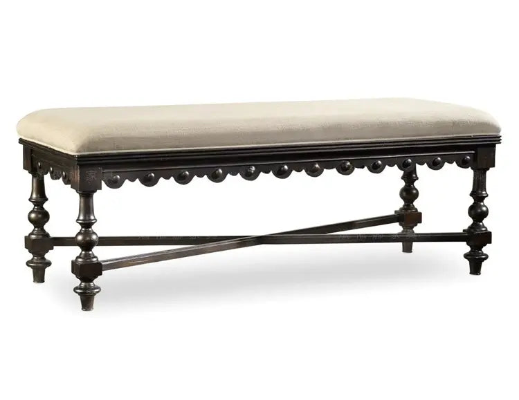 Bibi Elegant Carved Solid Wood Bed