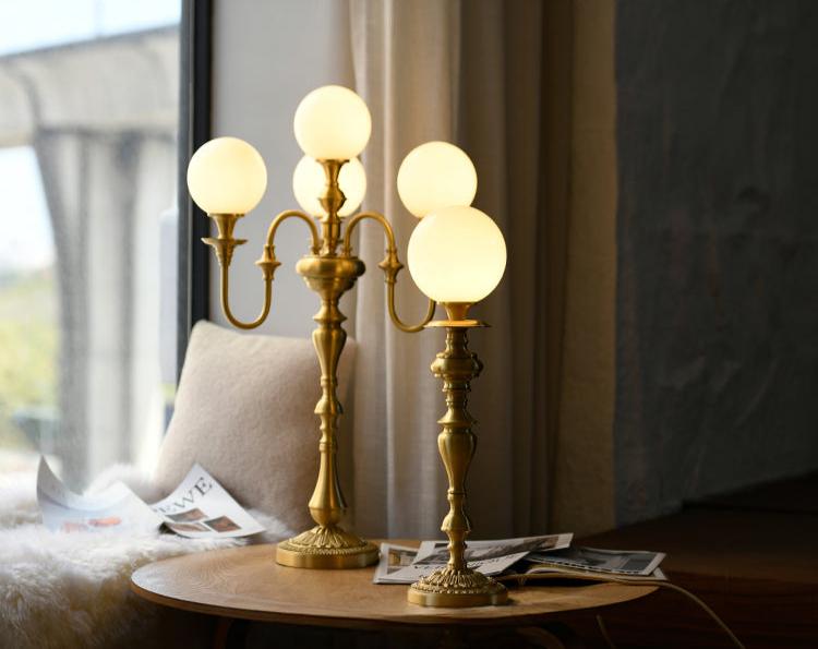 Liliana Copper Candlestick Floor Lamp