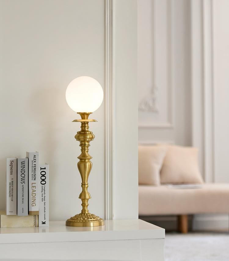 Liliana Copper Candlestick Floor Lamp