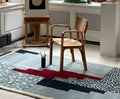 Alphonse Handmade Irregular Shaped Carpet – Unique Retro Style Design