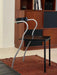Vintage 1980s French Curved Dining Chair - Elegant & Functional Seating