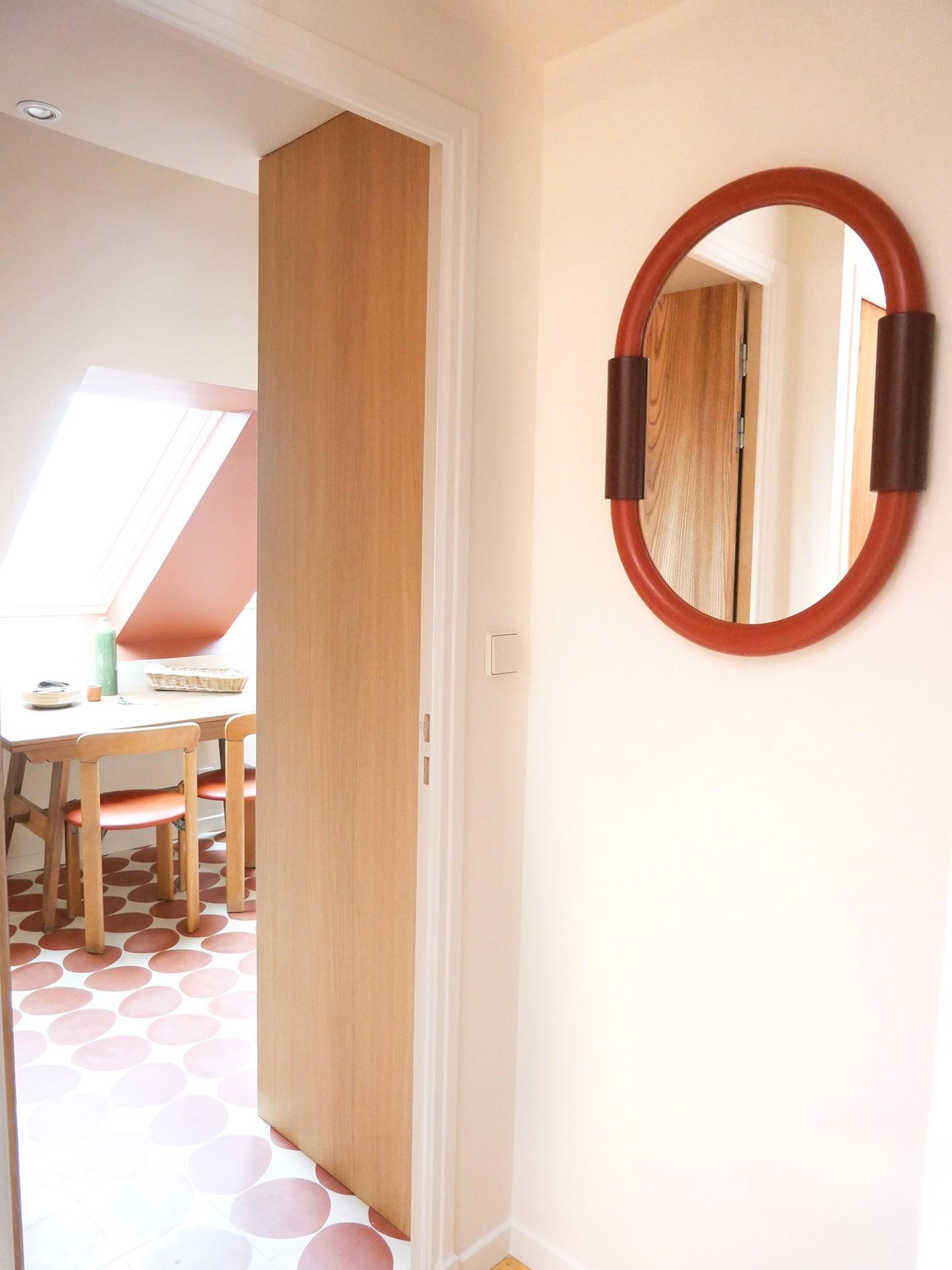 Aiden Oval Wall-Mounted Bathroom Mirror