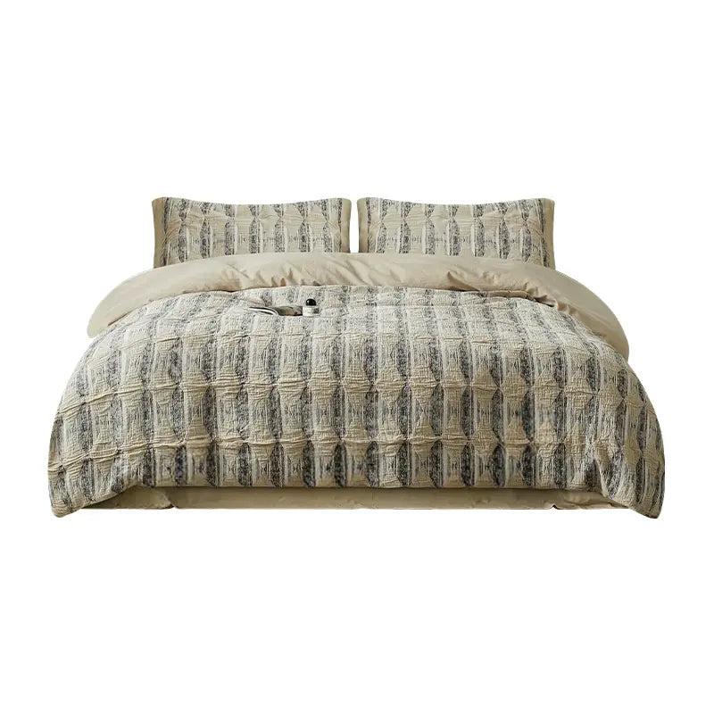Alaric Airy Cotton Jacquard Bedding Set – Skin-Friendly Comfort