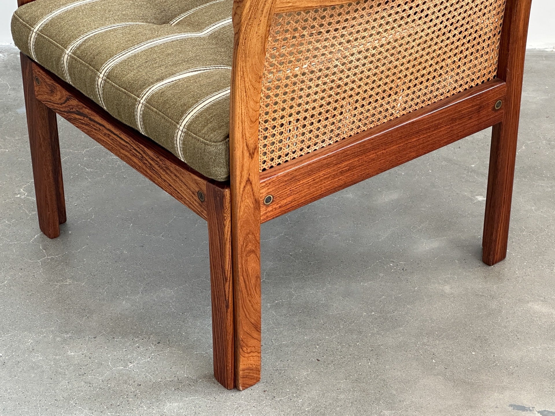 Plexus Armchair: Single Sofa Rattan Leisure Chair by Illum Wikkelsø