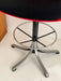Vintage Italian 1980s Modus Atomic Red Adjustable Bar Stool Designer Chair