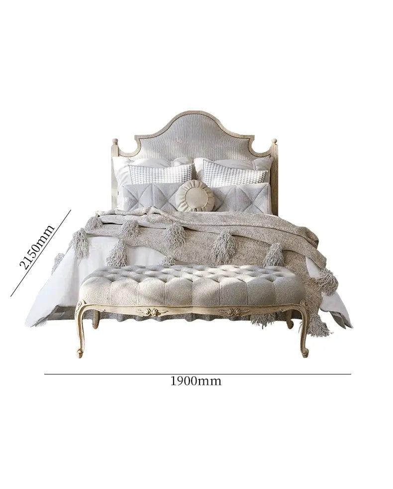 Sienna Solid Wood Wedding Bed Design