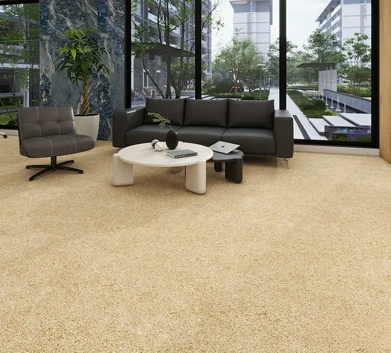 Mireille Commercial Thickened Solid Color Carpet – Durable and Stylish Design