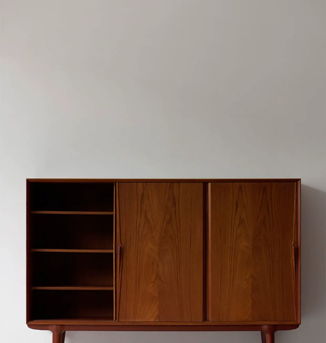 Konrad Mid-Century Modern Wood Storage Sideboard