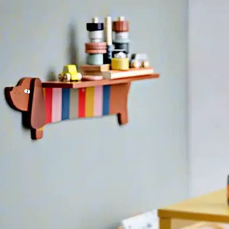 Aristide Wooden Wall Partition Rack