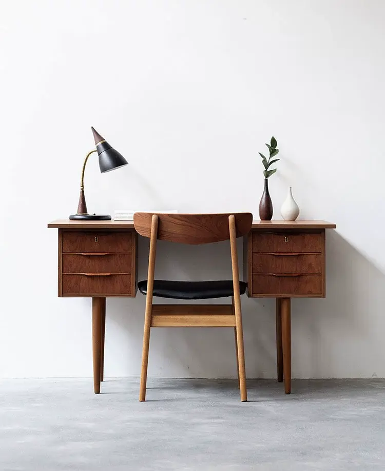 Emanuele Original Danish Style Cherry Writing Desk