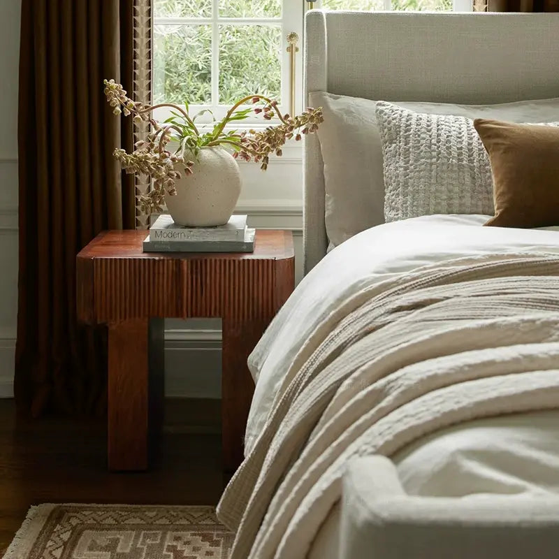 Vittoria Soft-Padded Wabi-Sabi Double Bed