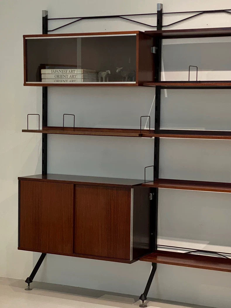 Iconic Ico Parisi 1957 Urio Modular Rosewood Wall System