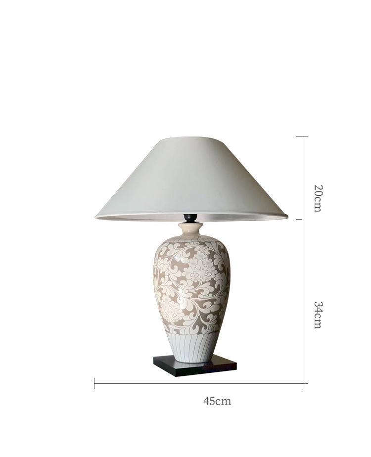 Saoirse Classical Ceramic Chinese Table Lamp