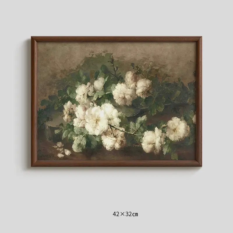 Aurélie "Reading Woman and Still Life Flowers" high-end French paintings