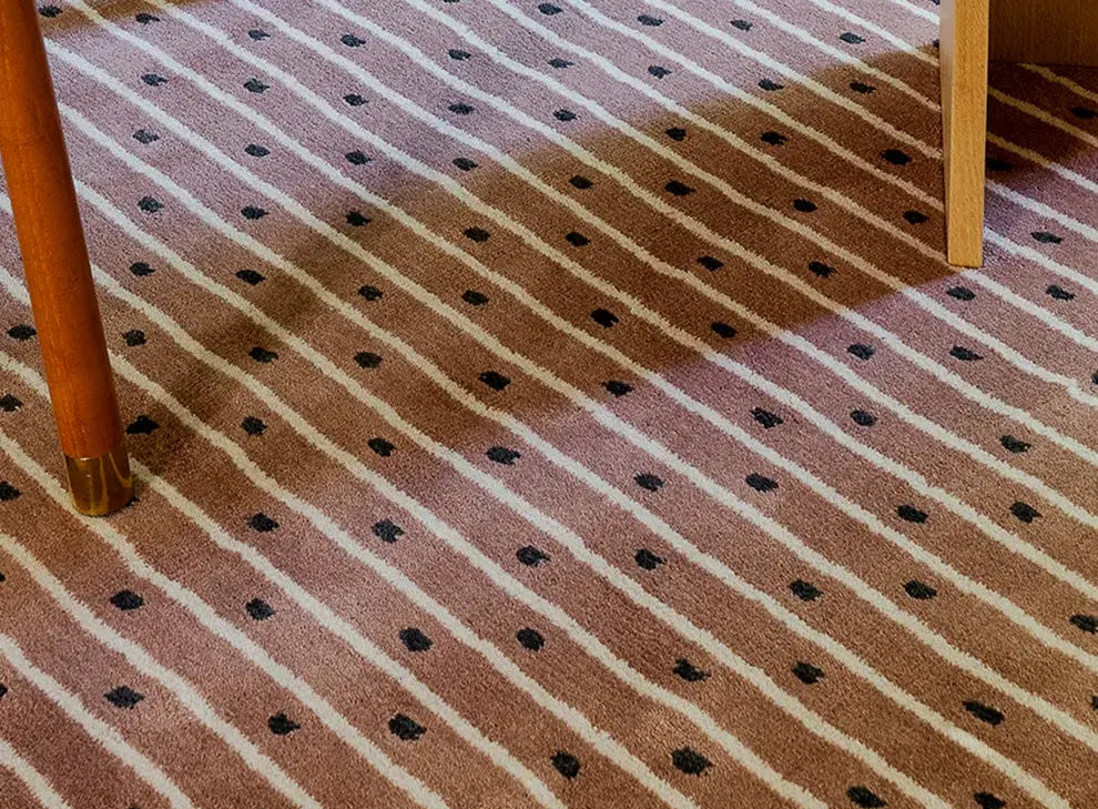 Capucine Handmade French Retro Stripe Carpet – Advanced Custom Design