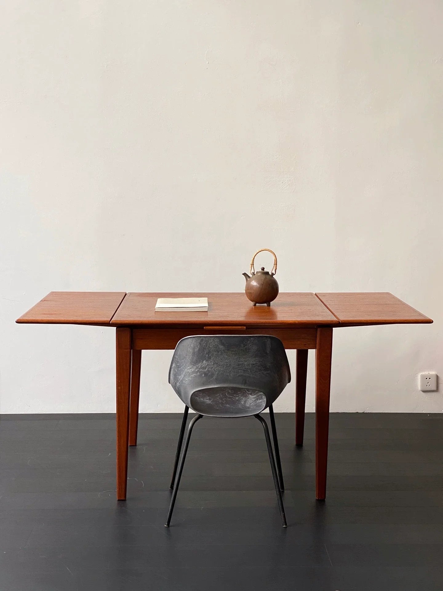 Vintage 1960s Danish Solid Wood Dining Table Mid-Century Modern Design