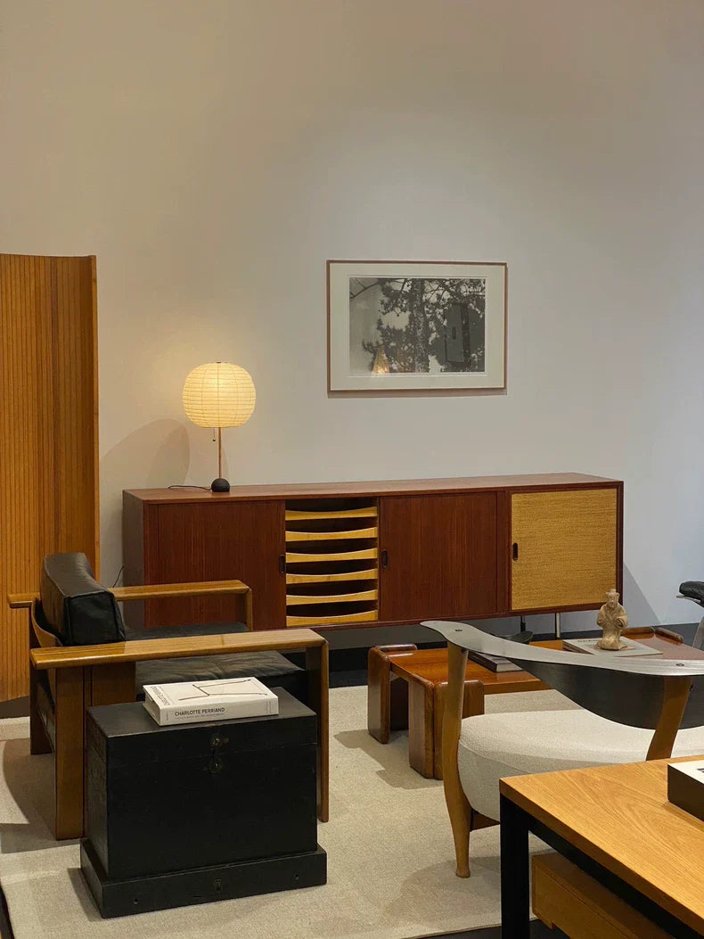 Modern Minimalist Wooden Coffee Table Set for Living Room Lounge