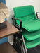 Vintage Italian Tecno Modus Signal Green Padded Armchair Mid-Century Design