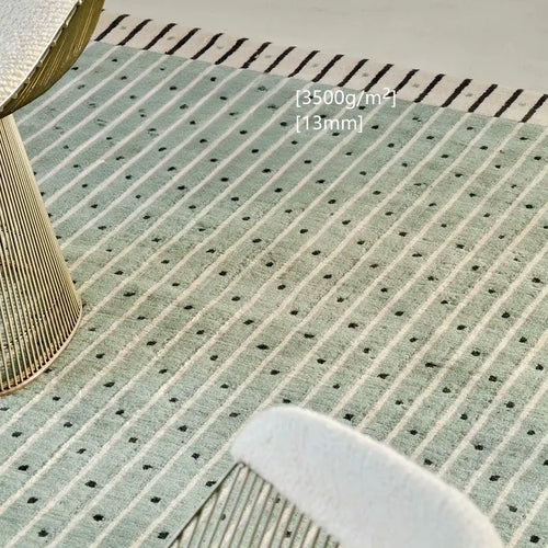 Capucine Handmade French Retro Stripe Carpet – Advanced Custom Design