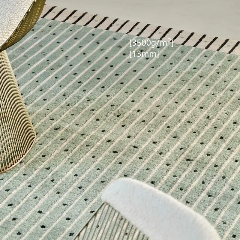 Capucine Handmade French Retro Stripe Carpet – Advanced Custom Design