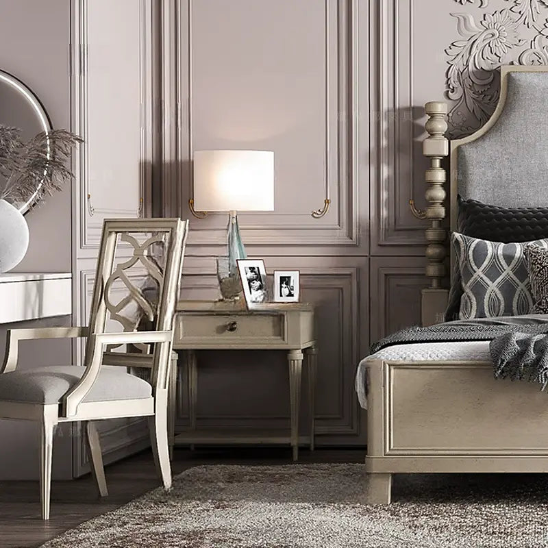 Arabelle Elegant Solid Wood Canopy Bed