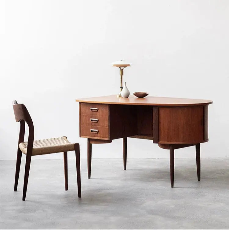 Liam Artistic Solid Wood Retro Writing Desk