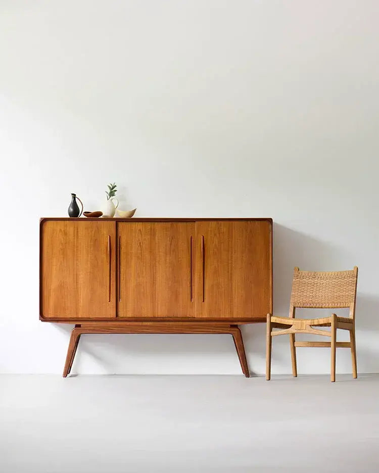 Henryk Vintage Danish Cherry Wood Sideboard