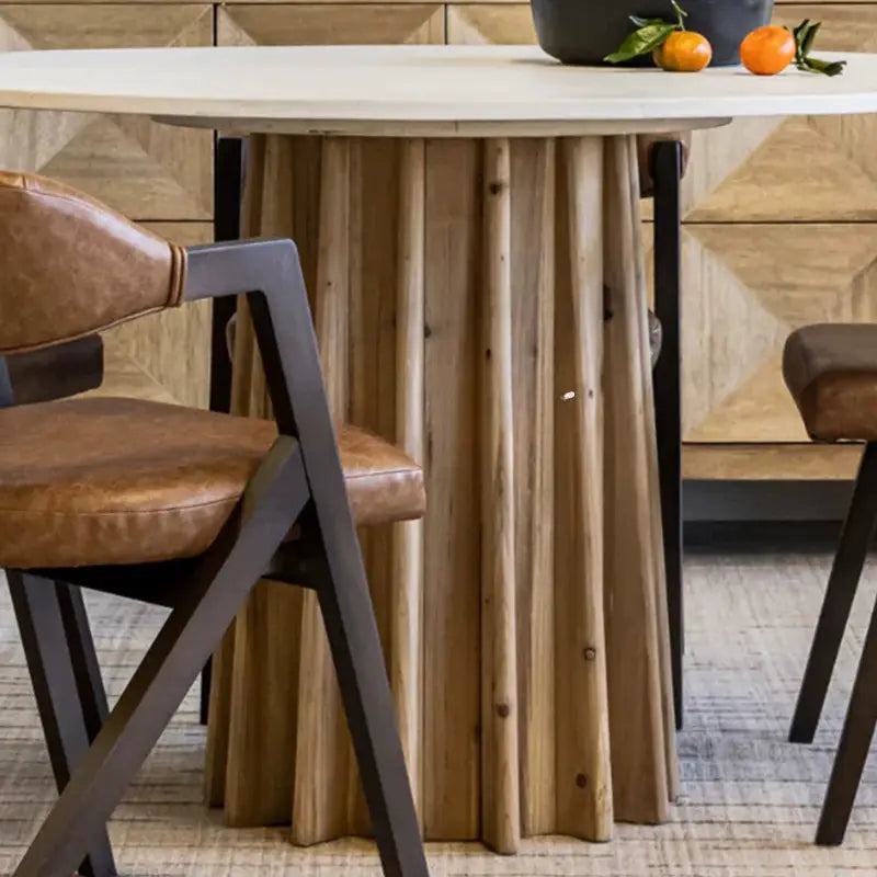 Élodie  Minimalist Luxury Wooden Dining Table