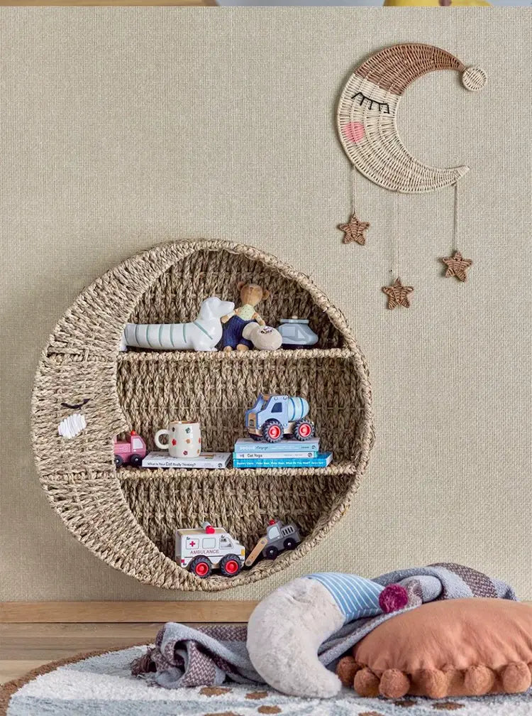 Zacharie Woven Kids Wall Storage Basket