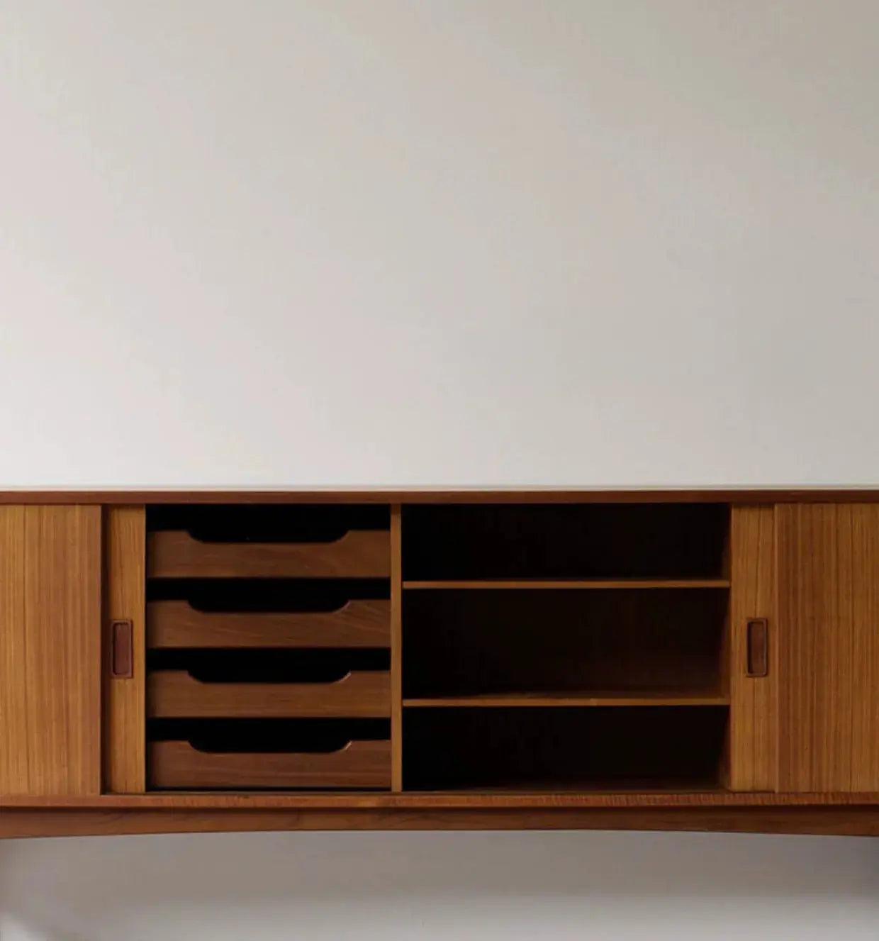 Danie Compact Cherry Wood Media Cabinet