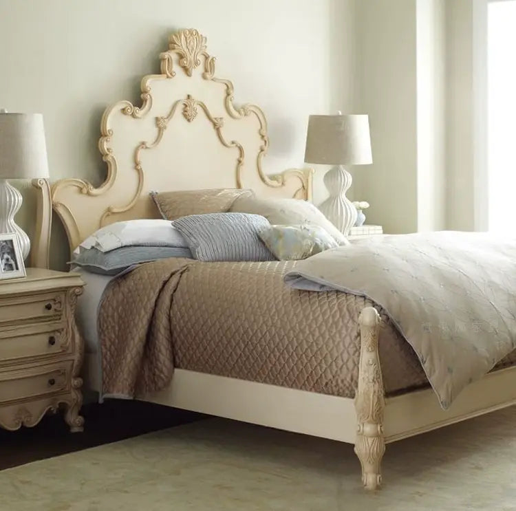Antoine Carved Solid Wood Princess Bed