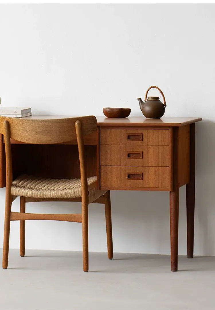 Madeleine Solid Wood Danish Style Desk