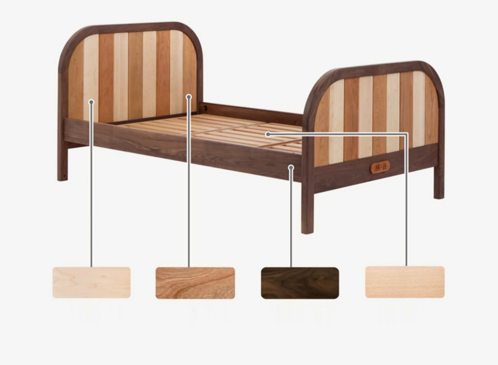 Gervais Dark Mocha Solid Wood Kids Bunk Bed