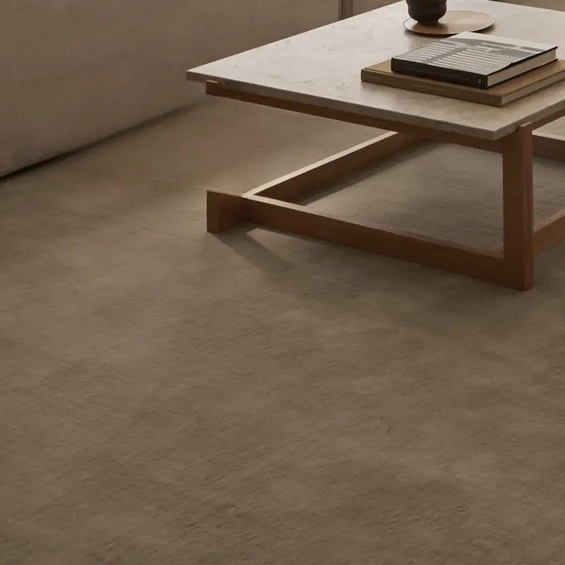 Amélie Retro Pure Sand Carpet – Minimalist Beige Design